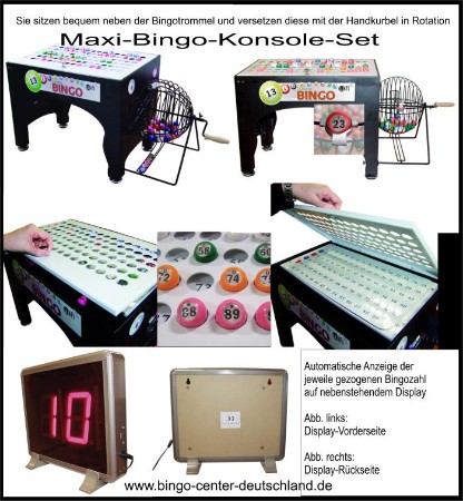 Bingogerät, Bingo-Konsole-Set, Bingomaschine