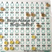 Bingo-Jeton-Ablageplatte