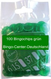 Bingo-Chips, grün