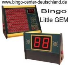 Bingo, Bingogerät Little GEM, elektronische Bingoimaschine