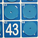 Bingo-Abdechscheiben für Bingo-Anzeigetafel