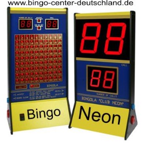 Bingo NEON, el. Bingomaschine